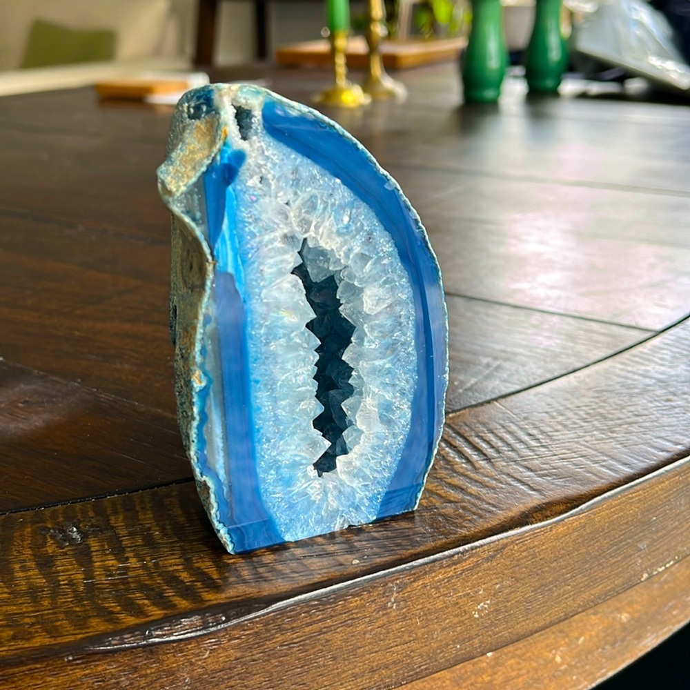Blue Crystal Geode